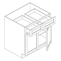 Craftsman Vita Maple Base 2 Door 2 Drawer