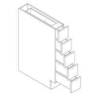 Craftsman Vita Maple Base Spice Drawer