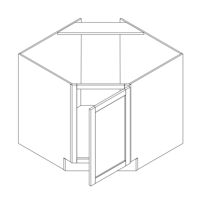 Craftsman Vita Maple Base Diagonal Corner