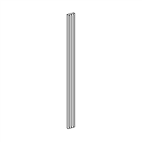 Vista Frameless White Wall/Base/Tall Fluted Filler