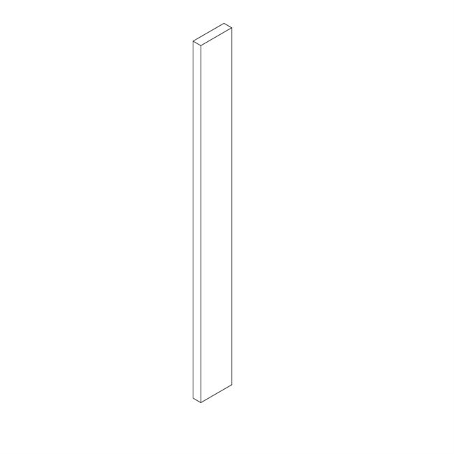 Andersen White Shaker Wall Filler